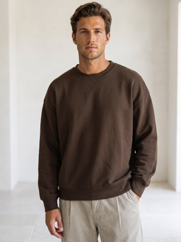 Pull Glenn - Chocolat