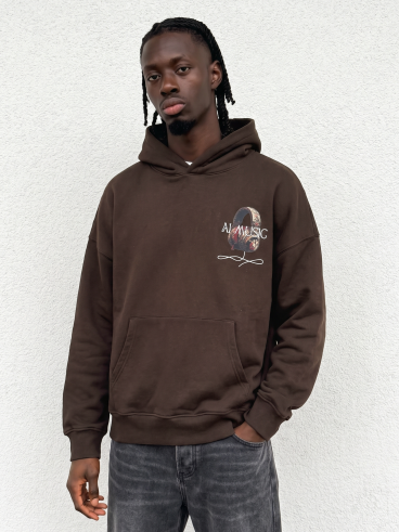 Pull "AUTHENTIC" - Chocolat