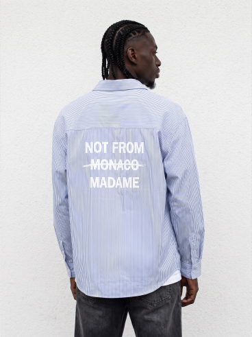 Chemise lignée Juan - Bleu/Blanc