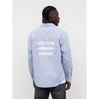Chemise lignée Juan - Bleu/Blanc