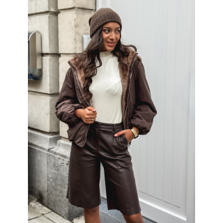 Veste réversible Zélénia - Chocolat