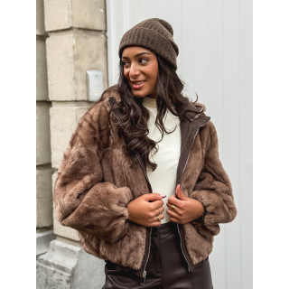 Veste réversible Zélénia - Chocolat