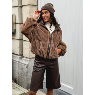 Veste réversible Zélénia - Chocolat