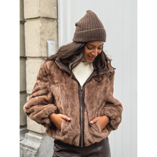 Veste réversible Zélénia - Chocolat