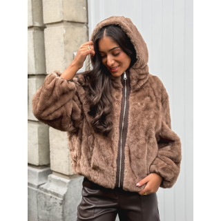 Veste réversible Zélénia - Chocolat