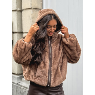 Veste réversible Zélénia - Chocolat