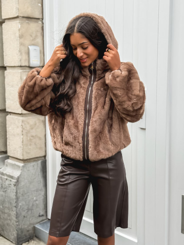 Veste réversible Zélénia - Chocolat