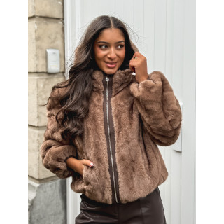 Veste réversible Zélénia - Chocolat