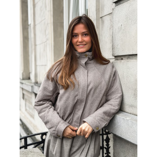 Veste à motifs Maïté - Taupe
