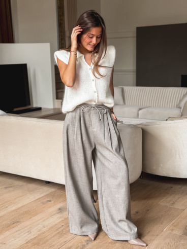 Pantalon Taïlys - Taupe Pantalon Taïlys - Taupe