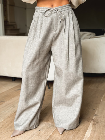 Pantalon Taïlys - Taupe Pantalon Taïlys - Taupe