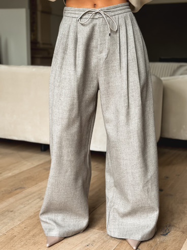 Pantalon Taïlys - Taupe Pantalon Taïlys - Taupe