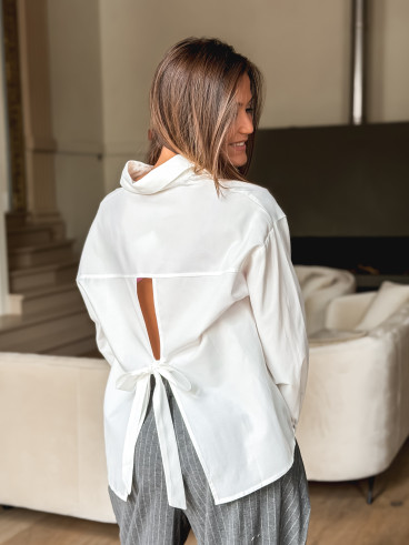 Chemise Nathalina - Blanc Chemise Nathalina - Blanc