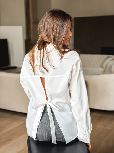 Chemise Nathalina - Blanc Chemise Nathalina - Blanc