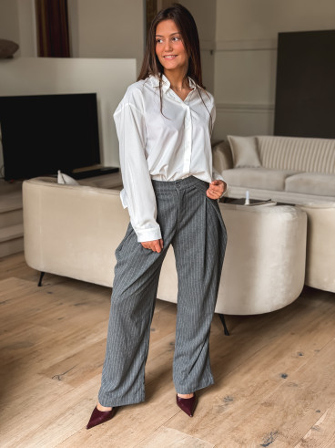 Chemise Nathalina - Blanc Chemise Nathalina - Blanc
