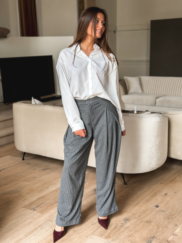 Chemise Nathalina - Blanc Chemise Nathalina - Blanc