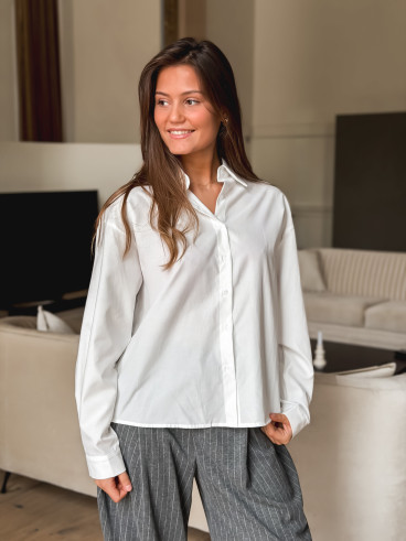 Chemise Nathalina - Blanc Chemise Nathalina - Blanc