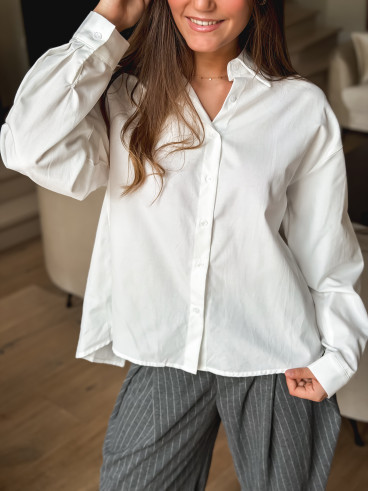 Chemise Nathalina - Blanc Chemise Nathalina - Blanc
