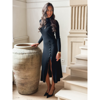 Robe longue Osaka - Noir