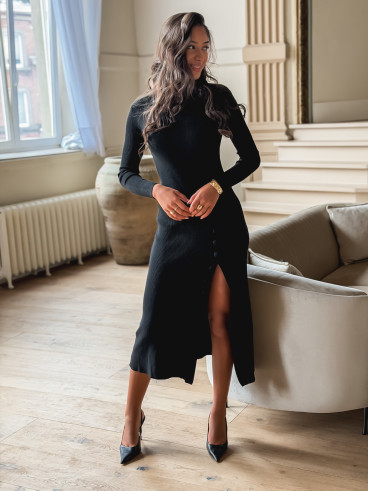 Robe longue Osaka - Noir Robe longue Osaka - Noir