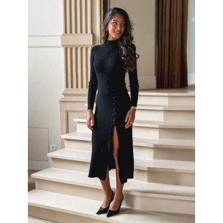 Robe longue Osaka - Noir