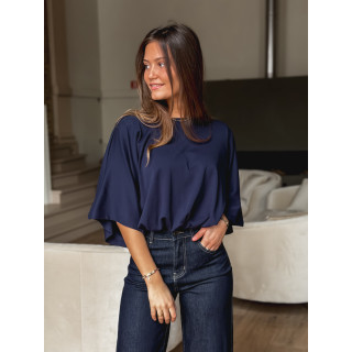 Blouse Zendayana - Bleu marine