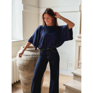 Blouse Zendayana - Bleu marine