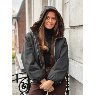 Veste réversible Zélénia - Noir