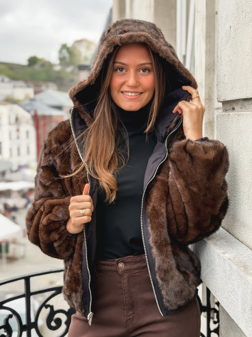 Veste réversible Zélénia - Noir