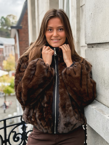 Veste réversible Zélénia - Noir