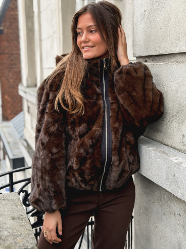 Veste réversible Zélénia - Noir