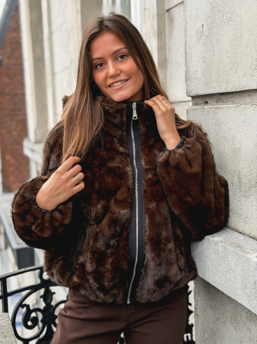 Veste réversible Zélénia - Noir