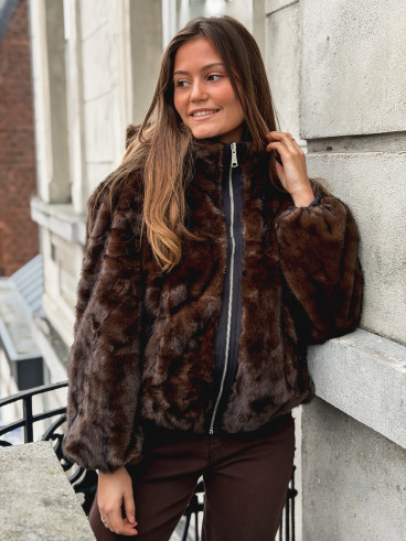 Veste réversible Zélénia - Noir