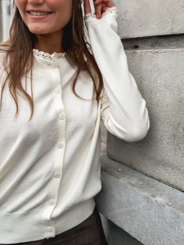 Gilet Maggie - Ecru
