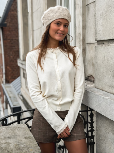 Gilet Maggie - Ecru