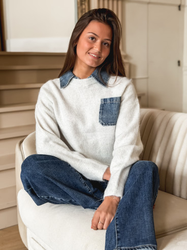 Pull Judi - Gris clair