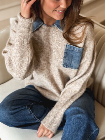 Pull Judi - Taupe Pull Judi - Taupe