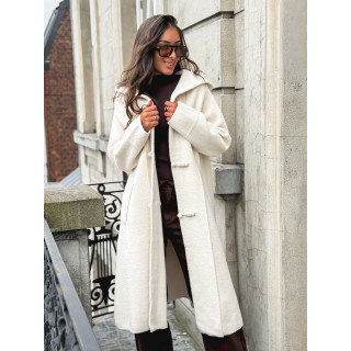 Manteau long Aléssia - Crème