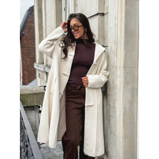 Manteau long Aléssia - Crème