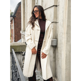 Manteau long Aléssia - Crème