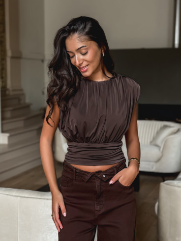 Blouse Lucia - Choco
