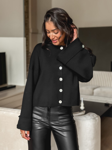 Gilet Aéliane - Noir
