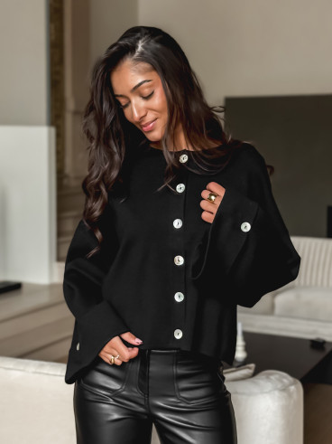 Gilet Aéliane - Noir