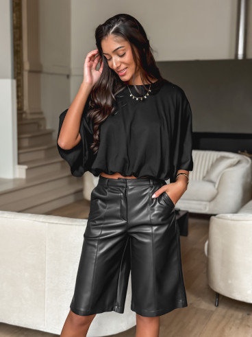 Blouse Zendayana - Noir