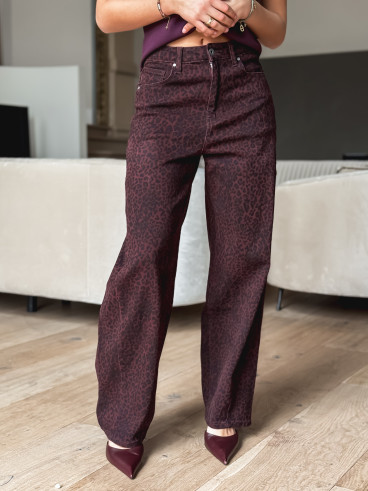 Jeans Maïana - Bordeaux