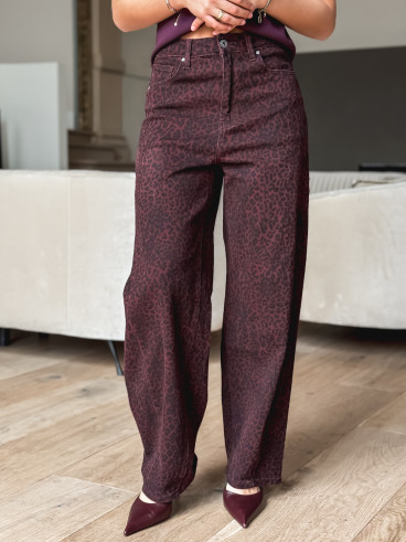 Jeans Maïana - Bordeaux