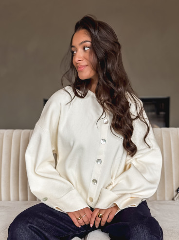Gilet Aéliane - Crème