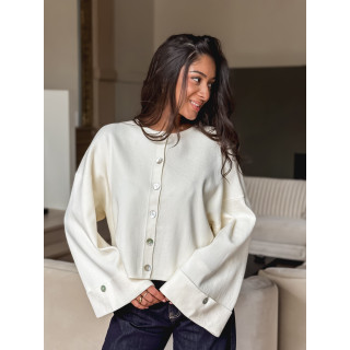 Gilet Aéliane - Crème