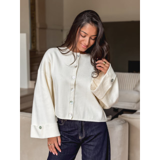 Gilet Aéliane - Crème