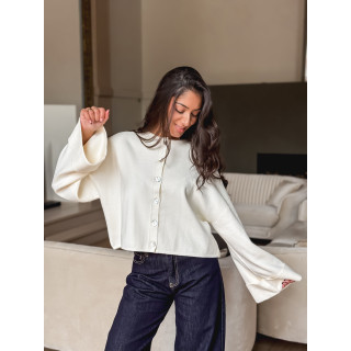Gilet Aéliane - Crème
